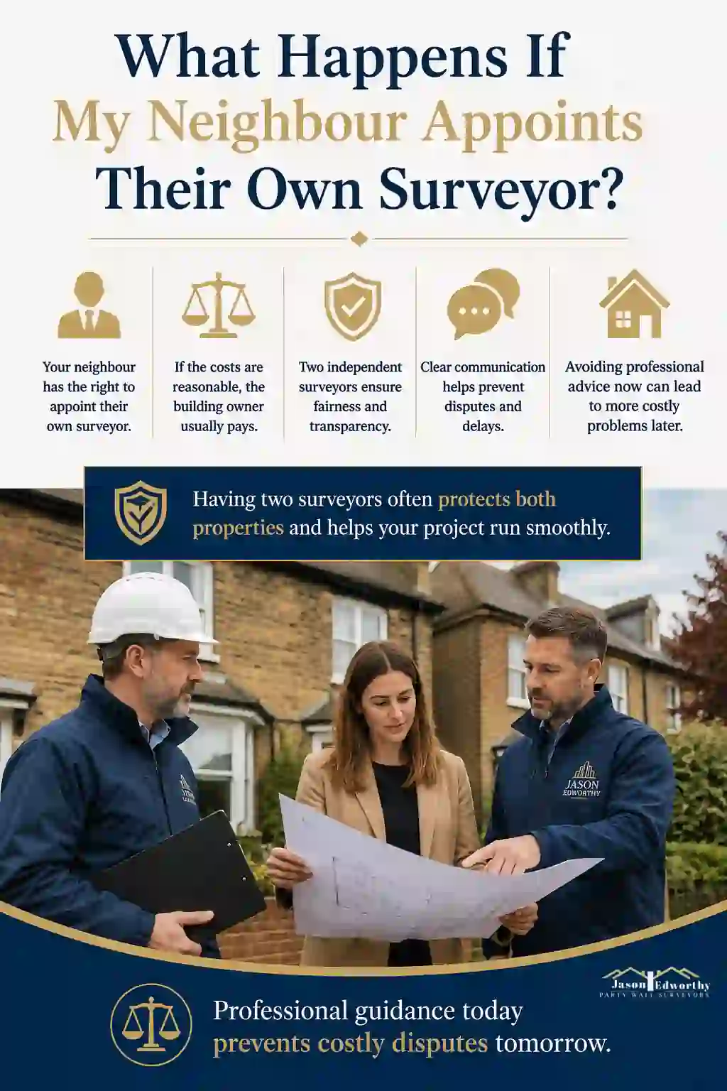What Happens If My Neighbour Appoints Their Own Surveyor Huntingdon?